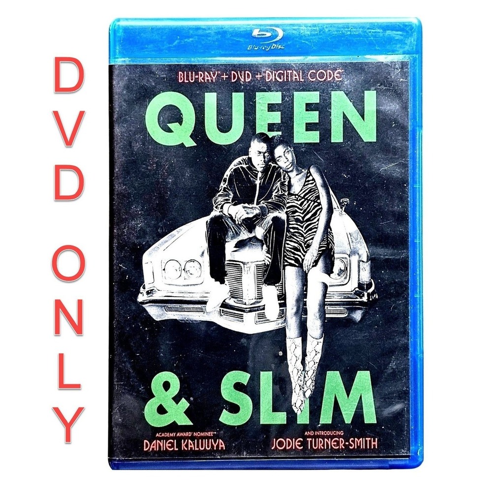 Queen & Slim DVD Only Daniel Kaluuya Crime Drama Movie Universal Pictures Disc